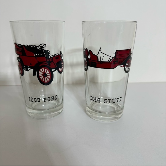 Vintage Glass Firestone And One 1903 Ford , 1914 Stutz - Picture 2 of 12